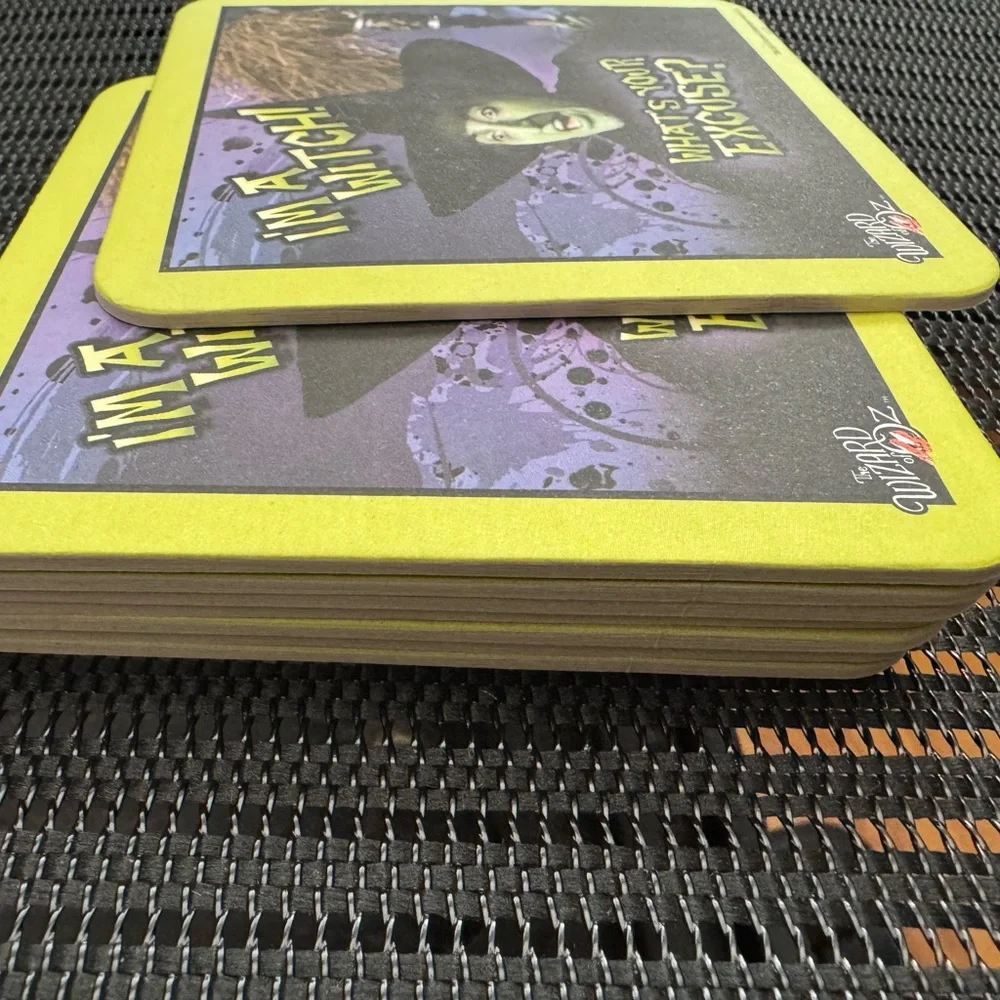 🌷Wizard of Oz Wicked Witch of the West Set of 8 Coasters